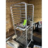 (1) Baking Rack, Overall Dims. Aprox. 26” L x 20” W x 69” H, Mounted on Casters (NOTE: Does Not