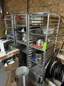 (3) Baking Rack, Overall Dims. Aprox. 26” L x 20” W x 69” H, Mounted on Casters (NOTE: Does Not