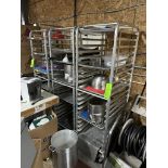(3) Baking Rack, Overall Dims. Aprox. 26” L x 20” W x 69” H, Mounted on Casters (NOTE: Does Not