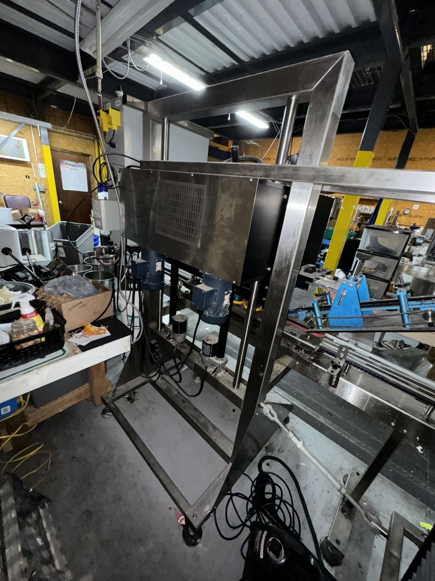 2018 Liquid Packaging Solutions Capper, S/N 1709175, 240 Volts, 1 Phase, with Incline Cap Feed - Image 11 of 12