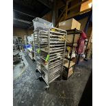 (2) Baking Rack, Overall Dims. Aprox. 26” L x 20” W x 69” H, Mounted on Casters (NOTE: Does Not