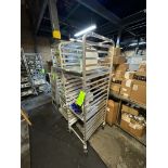 (2) Baking Rack, Overall Dims. Aprox. 26” L x 20” W x 69” H, Mounted on Casters (NOTE: Does Not