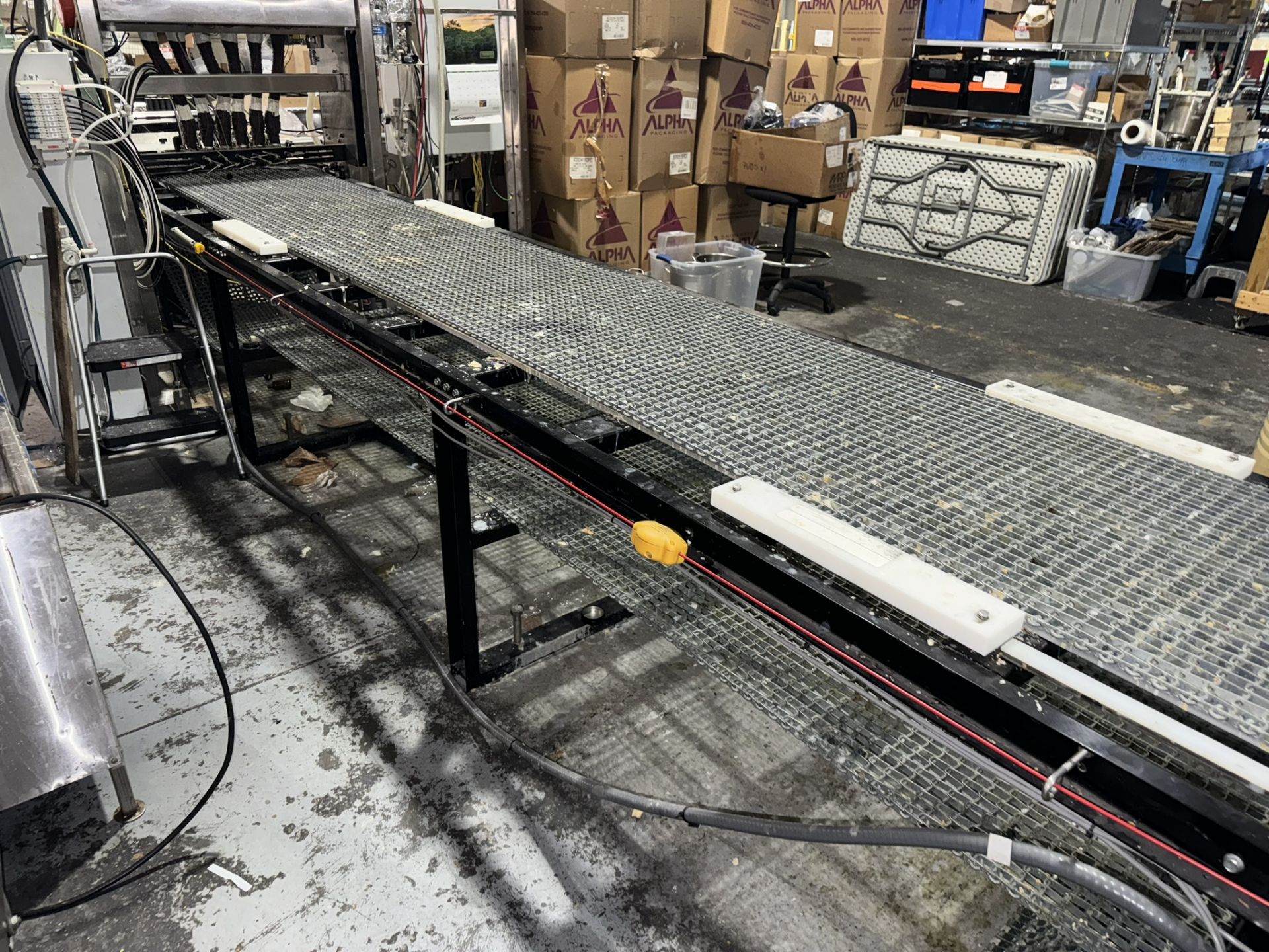 2018 E-PAK Cooling Conveyor, S/N 0318-47616-216-045, 115 Volts, 1 Phase, with Control Panel with