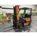 Toyota Sit-Down Propane Forklift, with 6,927 hrs., with Side Shift (NOTE: Missing Dash Board--See