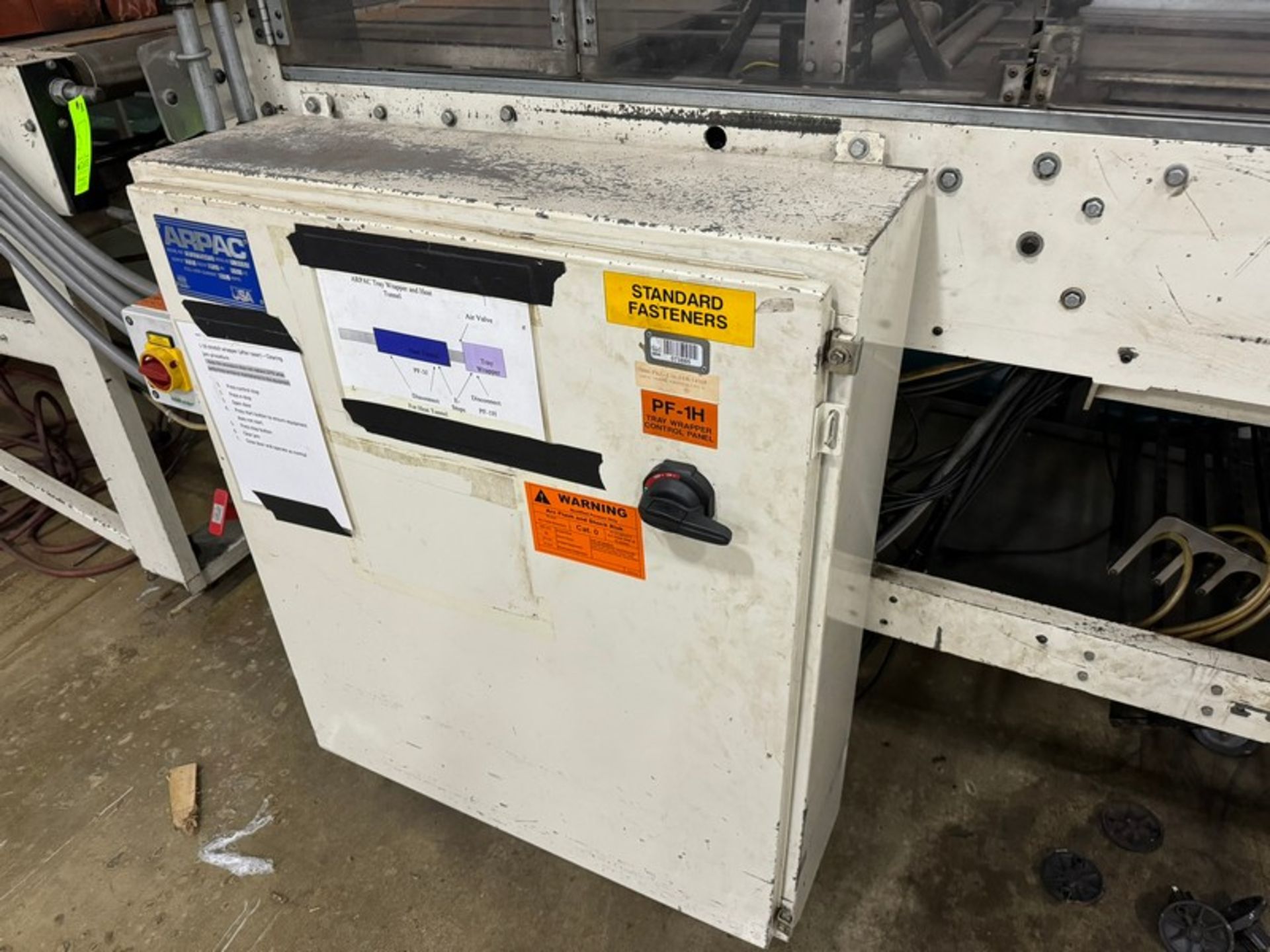 ARPAC Tray Wrapper, M/N 60TW-28, S/N R2420, 460 Volts, 3 Phase, with Control Panel with Allen- - Bild 7 aus 13