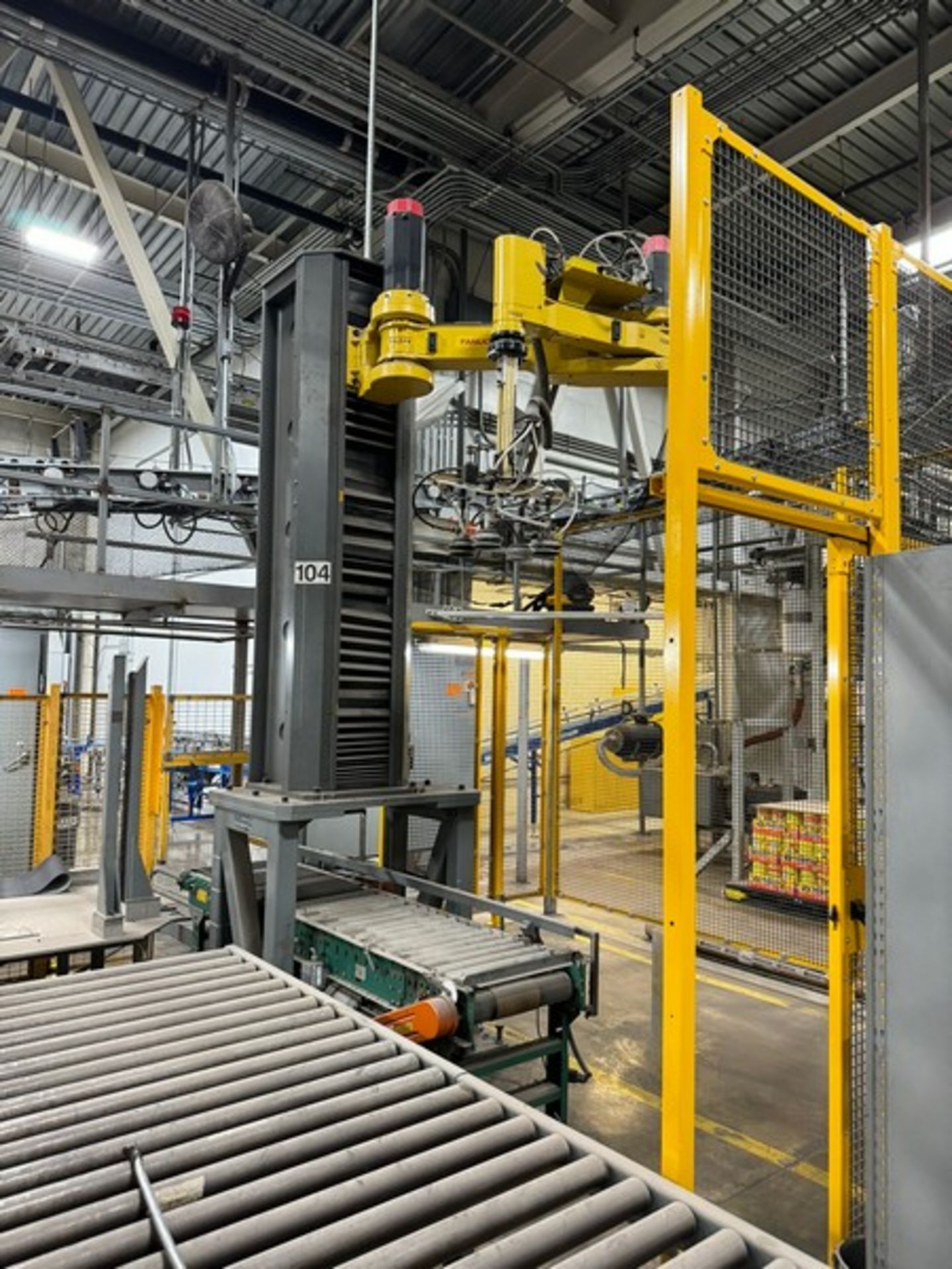 FANUC Stacker/Palletize Robot, M/N SYSTEM R-J, with Double Door Control Panel with Components &
