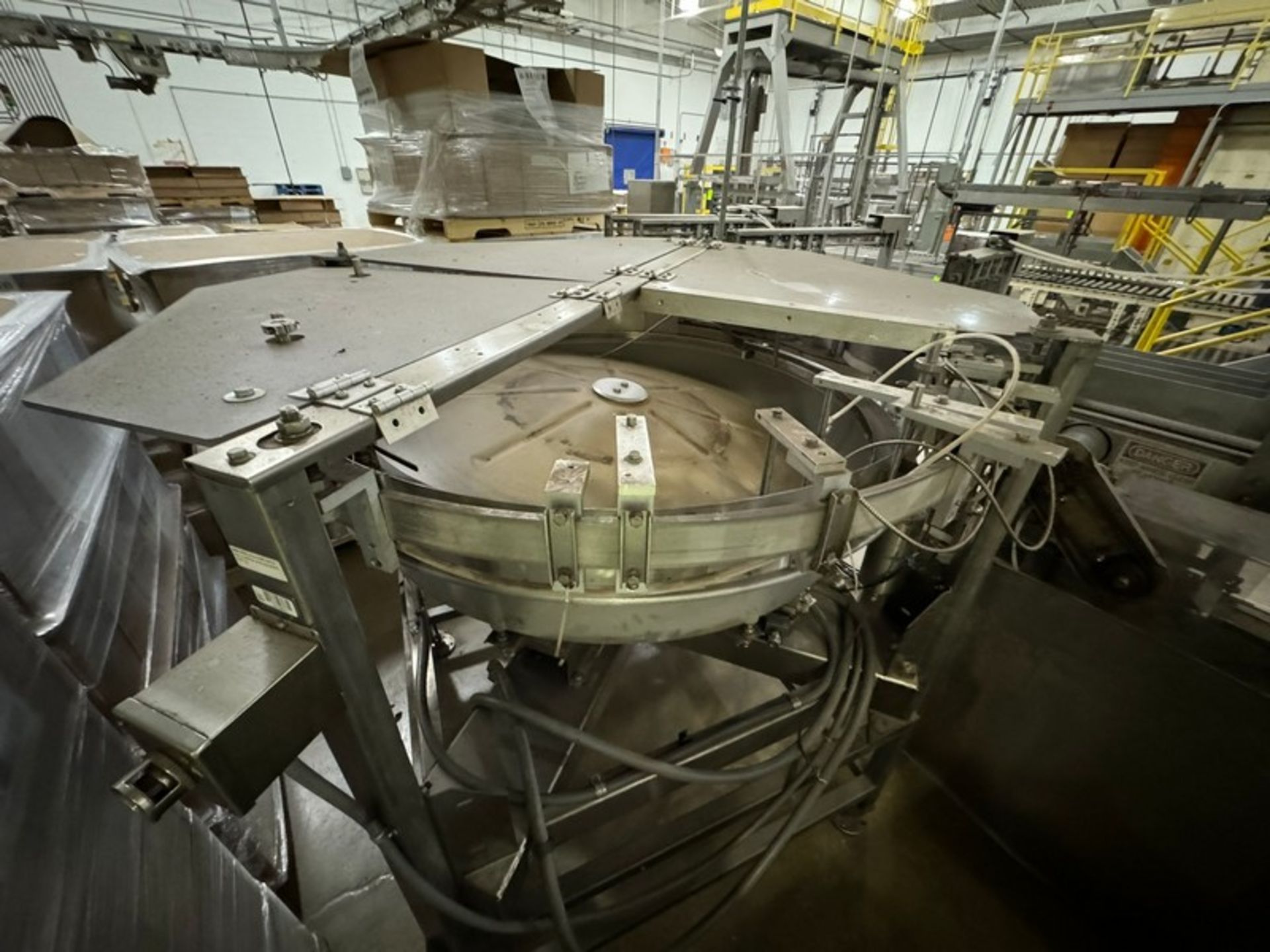 S/S Cap Sorter Bowl, with Baldor 3/4 ho Drive, Mounted on S/S Frame (LOCATED IN WAVERLY, IA) - Image 3 of 7