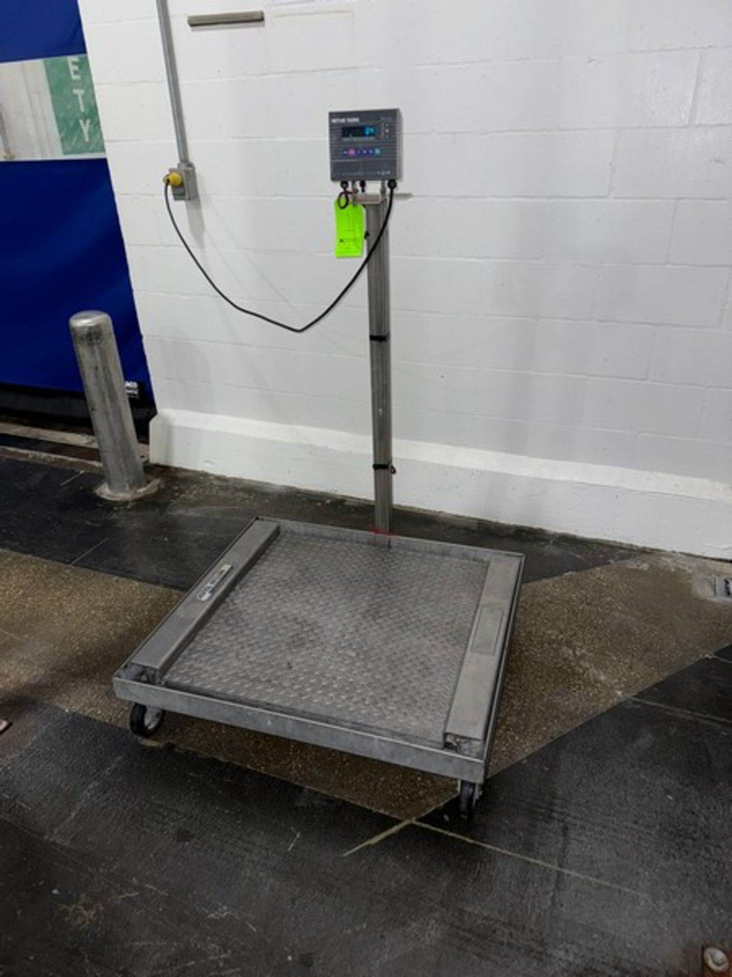 Mettler Toledo S/S Platform Scale, M/N PANTHER, Platform Dims.: Aprox. 30” L x 30” W, Mounted on