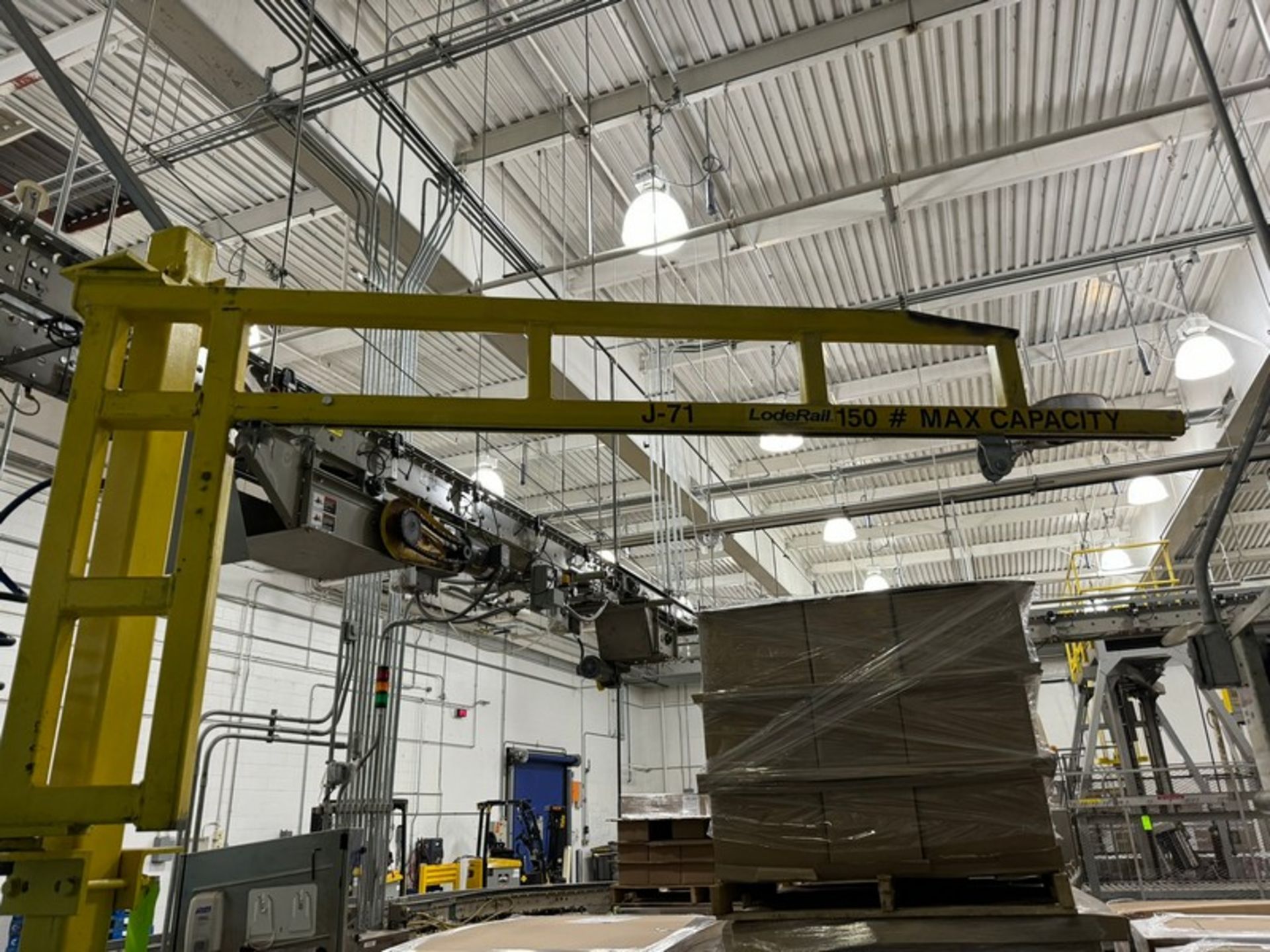 150 lbs. Capacity Hoist Beam, with Post & Cross Beam (LOCATED IN WAVERLY, IA) - Bild 2 aus 3