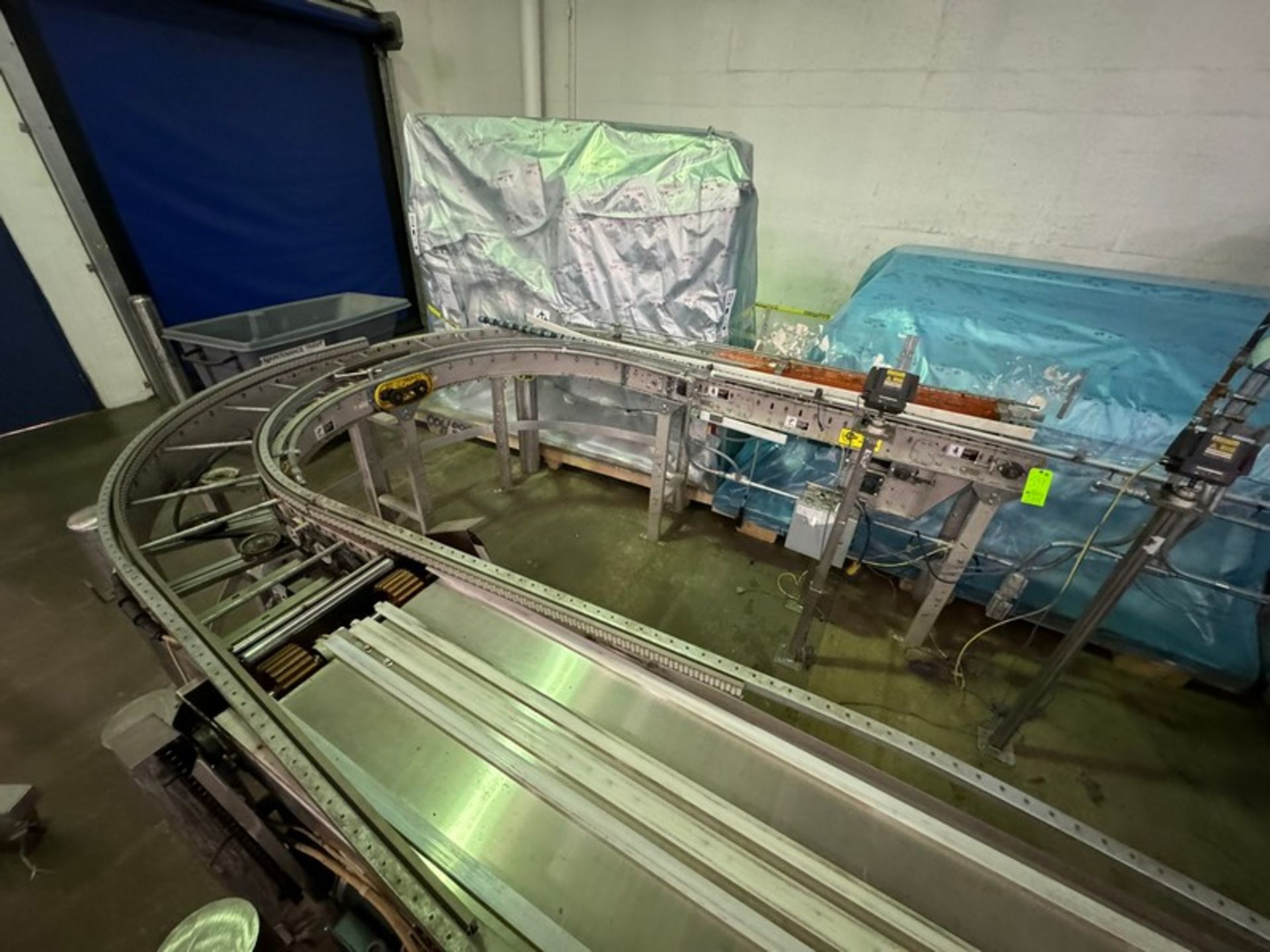 ACS Roller Conveyor, 180 Degree Turn, with Drives - Image 4 of 4