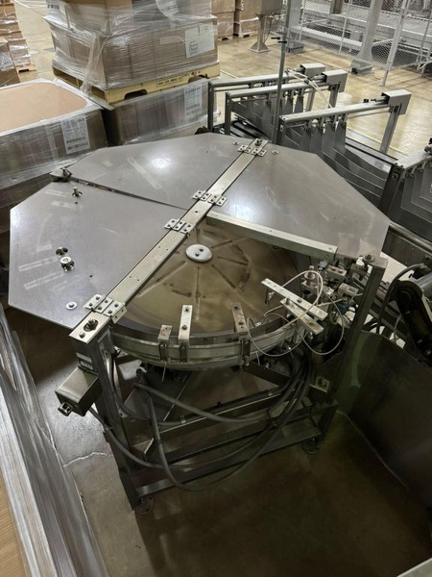 S/S Cap Sorter Bowl, with Baldor 3/4 ho Drive, Mounted on S/S Frame (LOCATED IN WAVERLY, IA) - Image 7 of 7