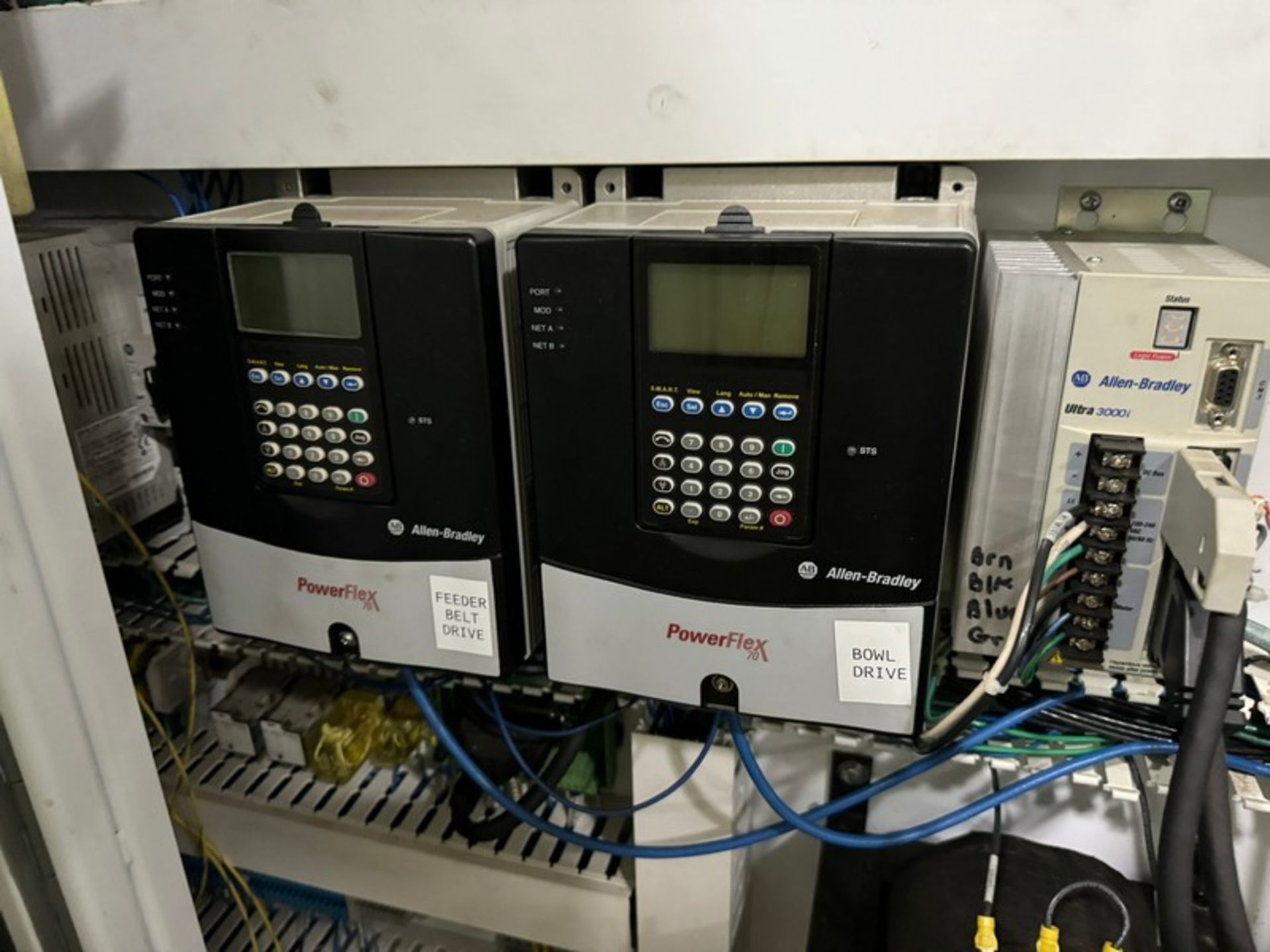 Double Door Control Panel, (2) Allen-Bradley PowerFlex 70 VFDs, with Allen-Bradley MicroLogix 1500 - Image 4 of 7