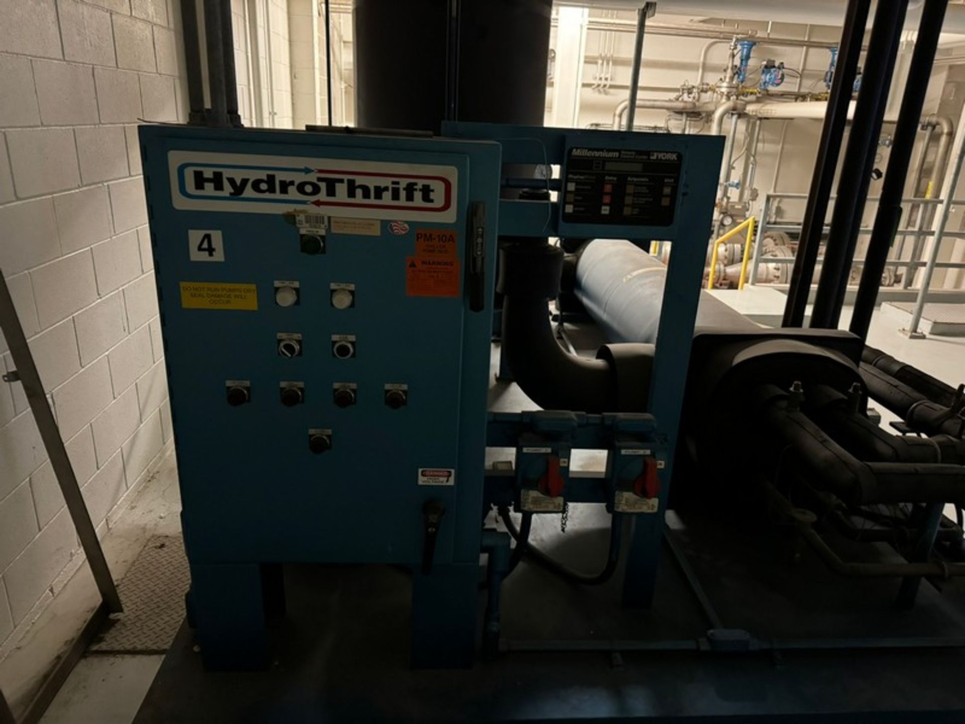 HydroThrift Chiller, with (2) Centrifugal Pumps, Alpha-Laval Plate Heat Exchanger, Control - Image 6 of 10