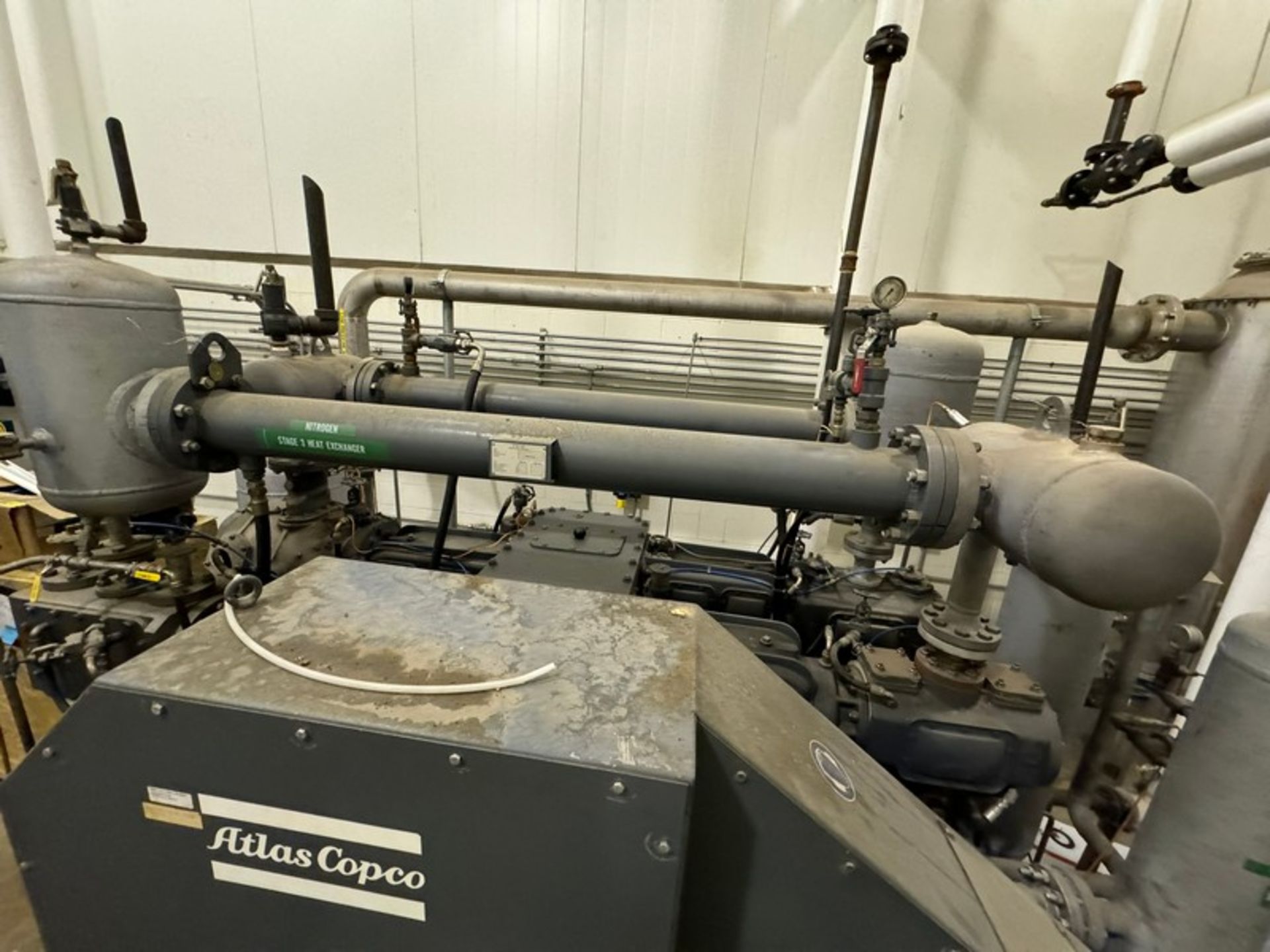 Atlas Copco 4-Stage Nitrogen Compressor, with Reliance 300 hp Motor, 1780 RPM, 460 Volts, 3 Phase, - Image 19 of 20