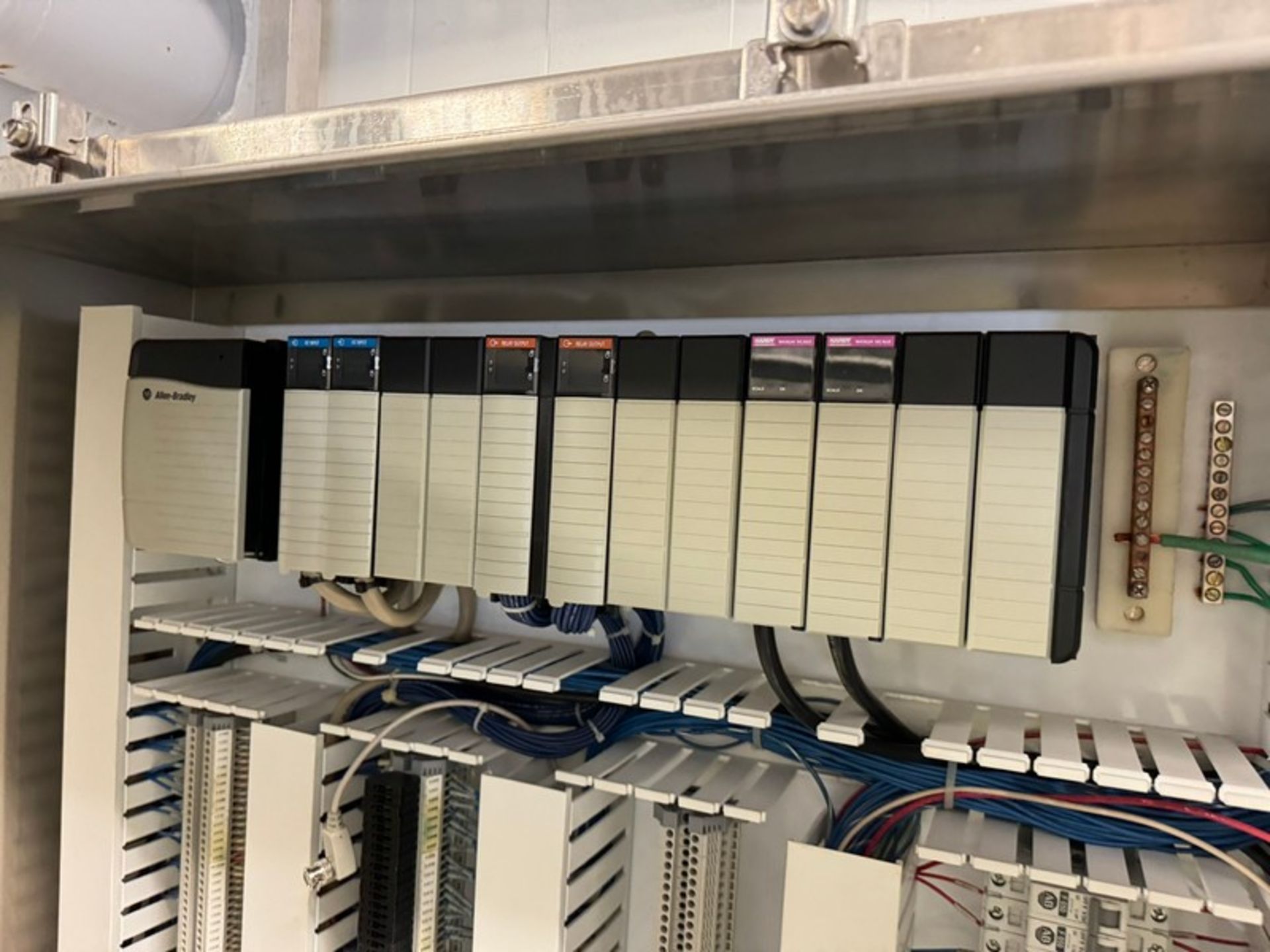 S/S Control Panel, with Allen-Bradley 13-Slot PLC (NOTE: Missing One Lot), & Other Electrical - Image 2 of 2