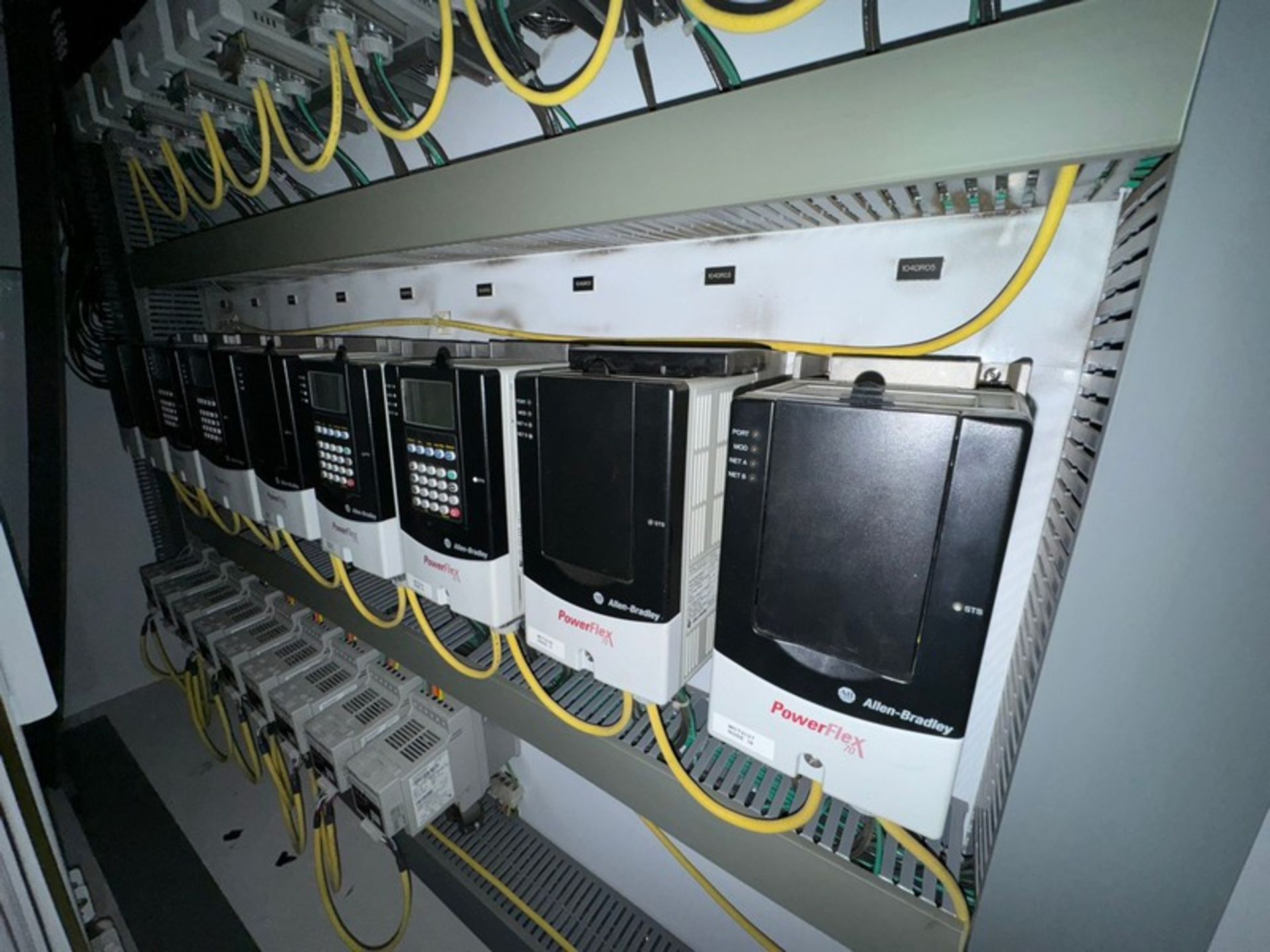 4-Door Control Cabinet, with Allen-Bradley 17-Slot PLC, (16) Allen-Bradley PowerFlex 70 VFDs, & - Image 9 of 9