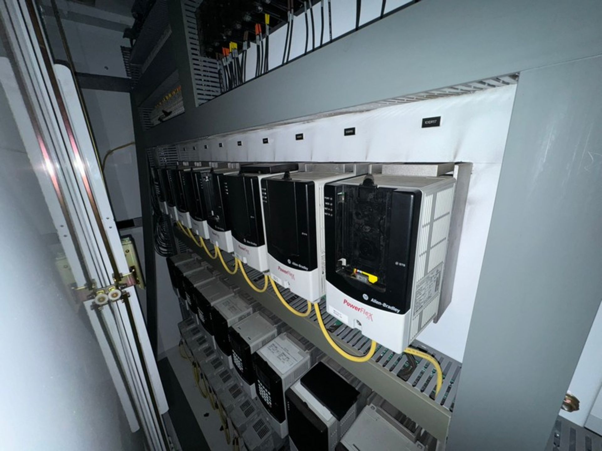 4-Door Control Cabinet, with Allen-Bradley 17-Slot PLC, (16) Allen-Bradley PowerFlex 70 VFDs, & - Image 6 of 9