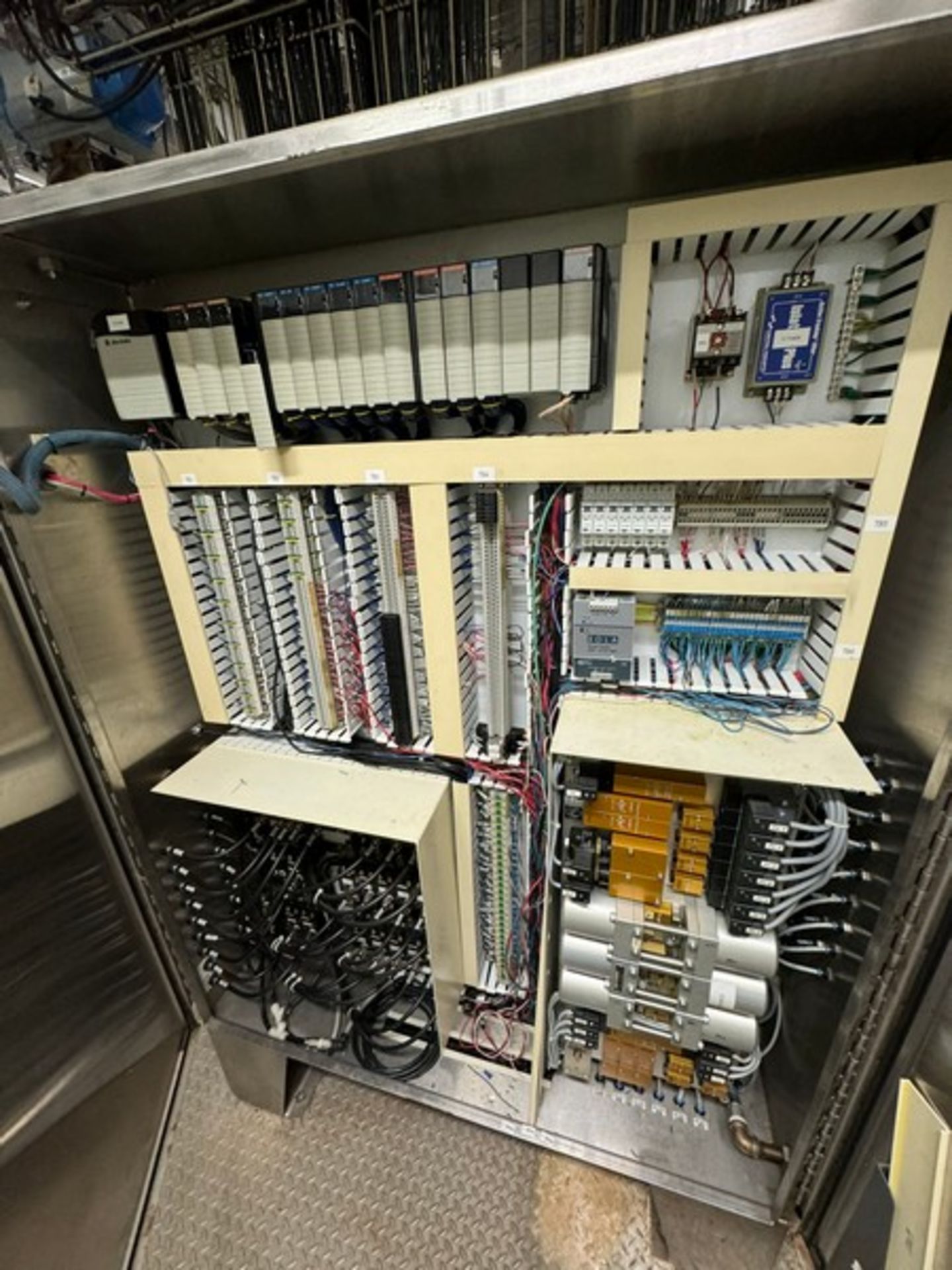 Double Door S/S Control Panel, with Allen-Bradley 17-Slot PLC, with Other Electrical Components ( - Image 3 of 4