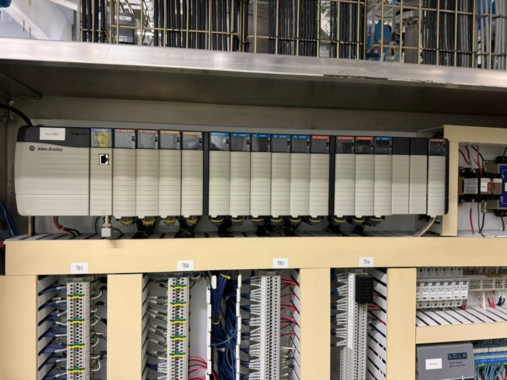 Double Door S/S Control Panel, with Allen-Bradley 17-Slot PLC, with Other Electrical Components ( - Image 4 of 4