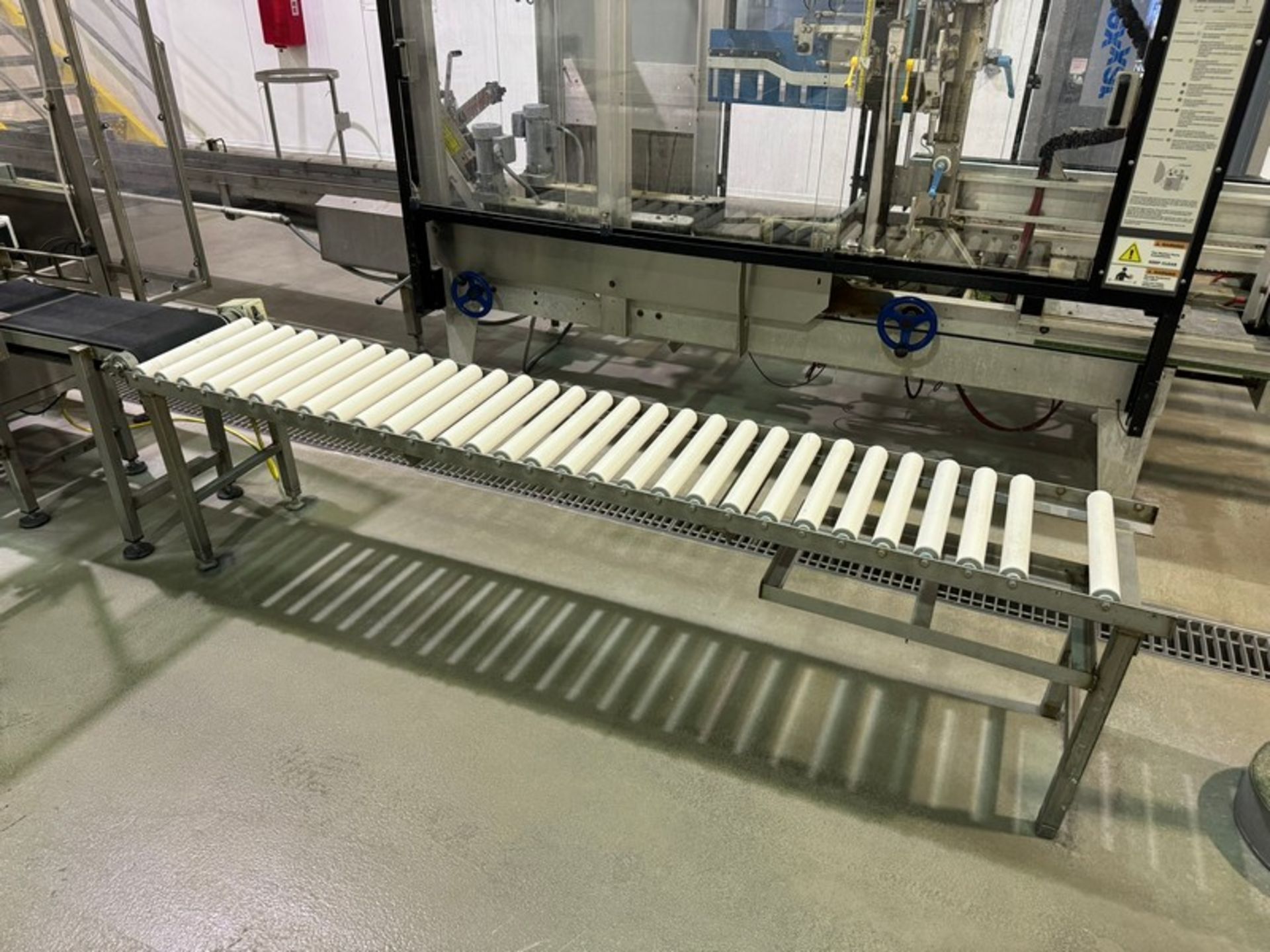 3-Sections of Conveyor, Includes 1-Straight Section, Aprox. 15 ft. L x 25” H (Peak to Floor) x 12” W - Image 4 of 4