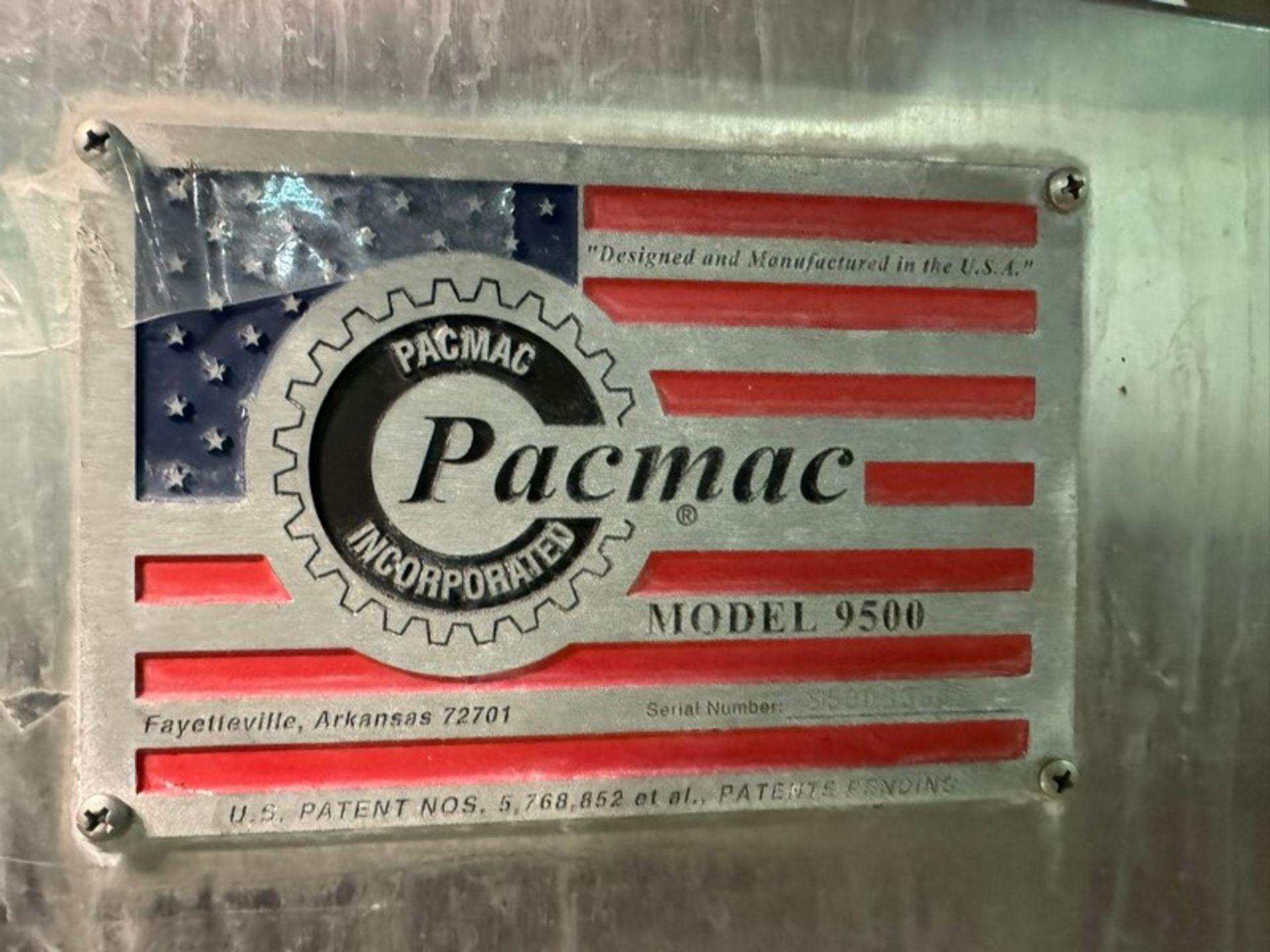 2011 PacMac Therm-A-Zip VFFS, M/N 9500, S/N 9500B3667, with Incline Take Away Conveyor with Flights, - Image 6 of 16