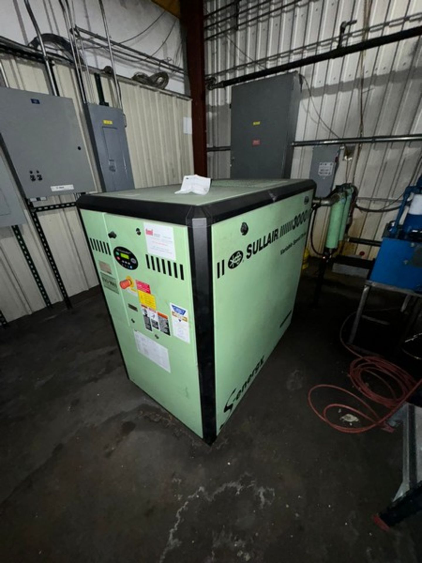 2014 Sullair Air Compressor, M/N 3009VD AC, S/N 201407160089, 125 PSI 167 CFM, with Integral Dryer - Image 5 of 6