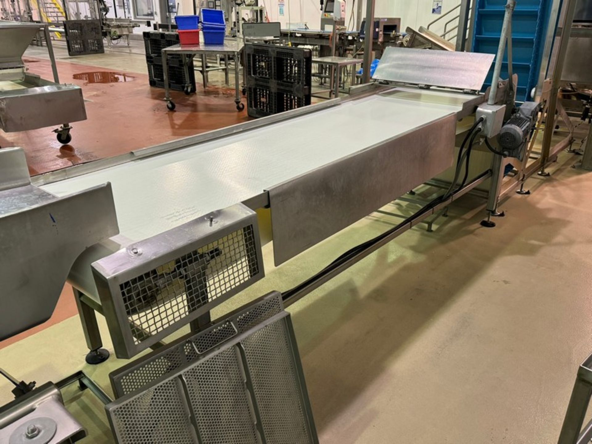 Straight Section of Transfer Conveyor, Aprox. 10 ft. L x 30” W Belt x 36” H (Peak to Floor), with - Bild 2 aus 3
