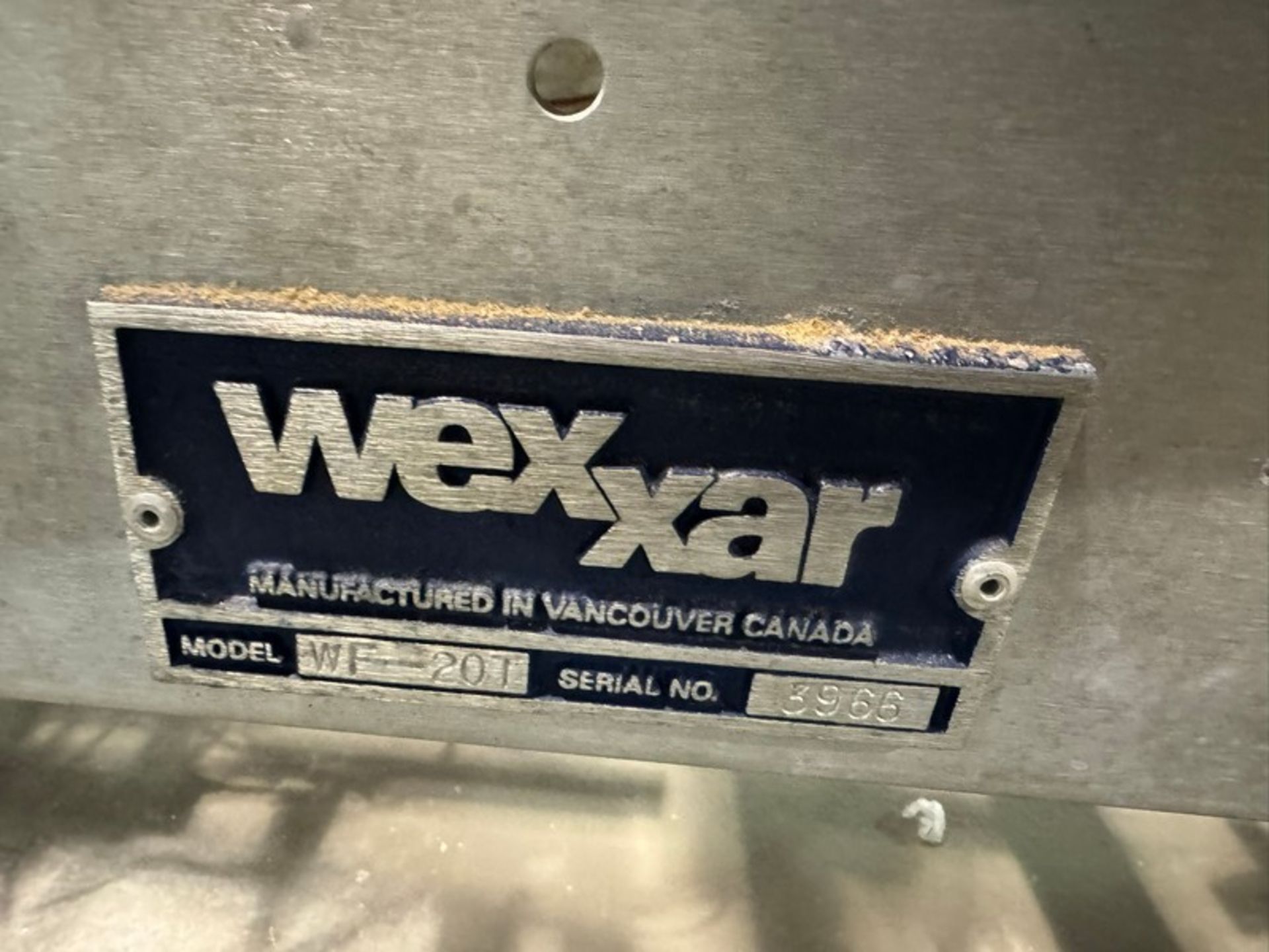 Wexxar Packaging Inc. Case Erector, M/N WF-201, S/N 3966, with Digital Display (SUBJECT TO BULK - Bild 7 aus 8