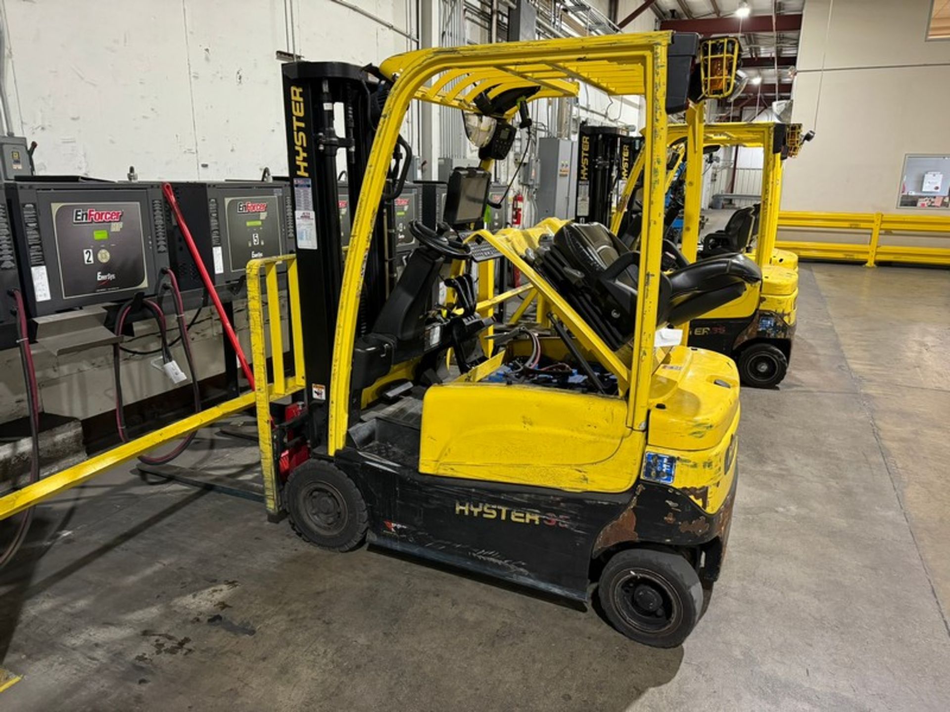 Hyster 3,450 lb. Electric Sit-Down Forklift, - Bild 2 aus 6