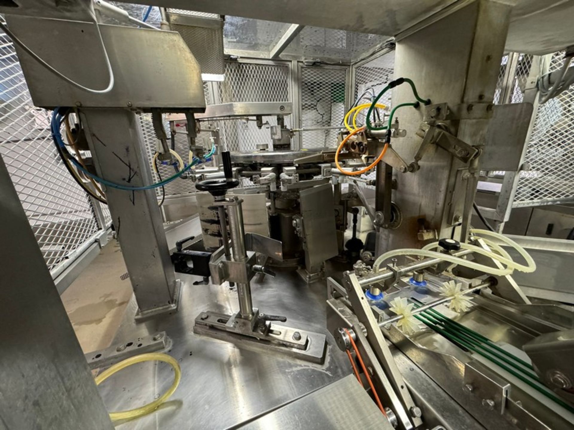 2008 Toyo JIDIKI Co, 8-Head Rotary Pouch Filler, M/N IT-8CN, Machine No. 2913, with Infeed & - Image 7 of 16