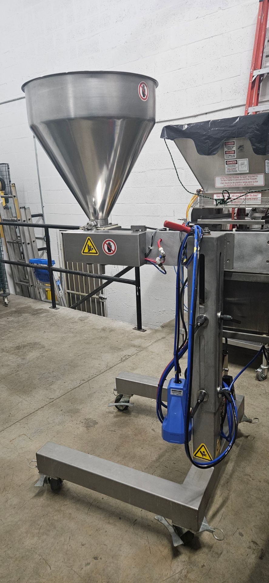 Fedco Peerless Piston Filler, Model PF10-CA, S/N 210157 with New Piston, O-Rings, Seals, Hoses,