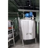 Cooling mixing tank mixer 230-460 volts 3 phase 316 Stainless Steel 500 gallons (Item #102T) (Simple