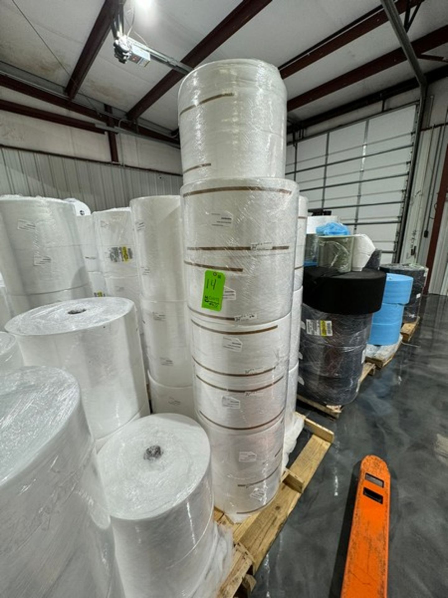 Lot of Assorted NEW Spun Bond and Monarch 100 Rolls, On 3-Pallets (LOCATED IN MOUNT HOME, AR) - Image 3 of 6