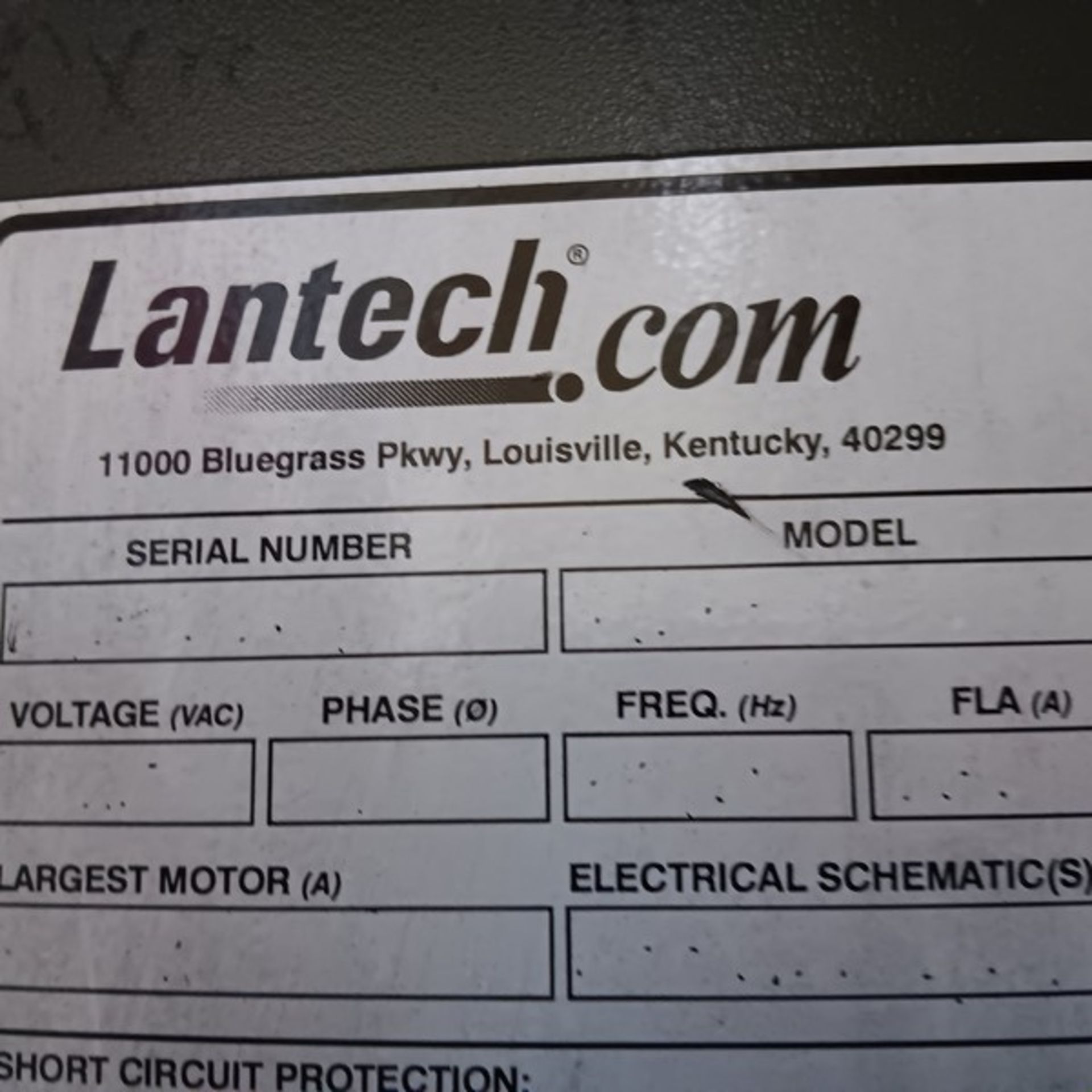 Lantech Pallet Wrapper, Model Q300XT, S/N QX003604, Volt 120 (Located Fort Worth, TX) (Loading - Image 6 of 6