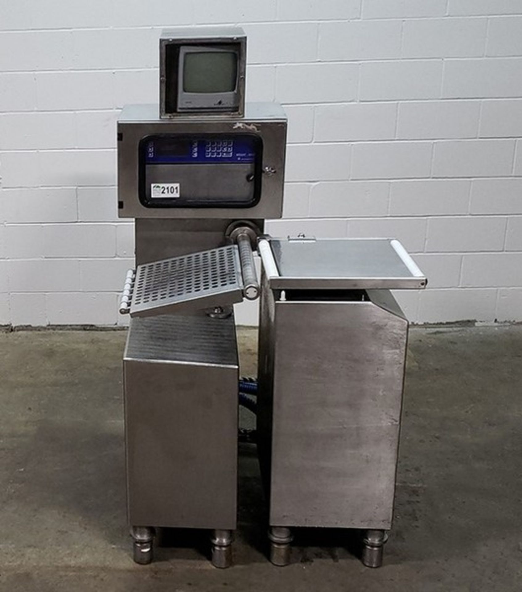 Weber Checkweigher, Model CCW/CCR, S/N 6335 with CCR Reject Station, Dimensions Aprox. 39: L x 36" W