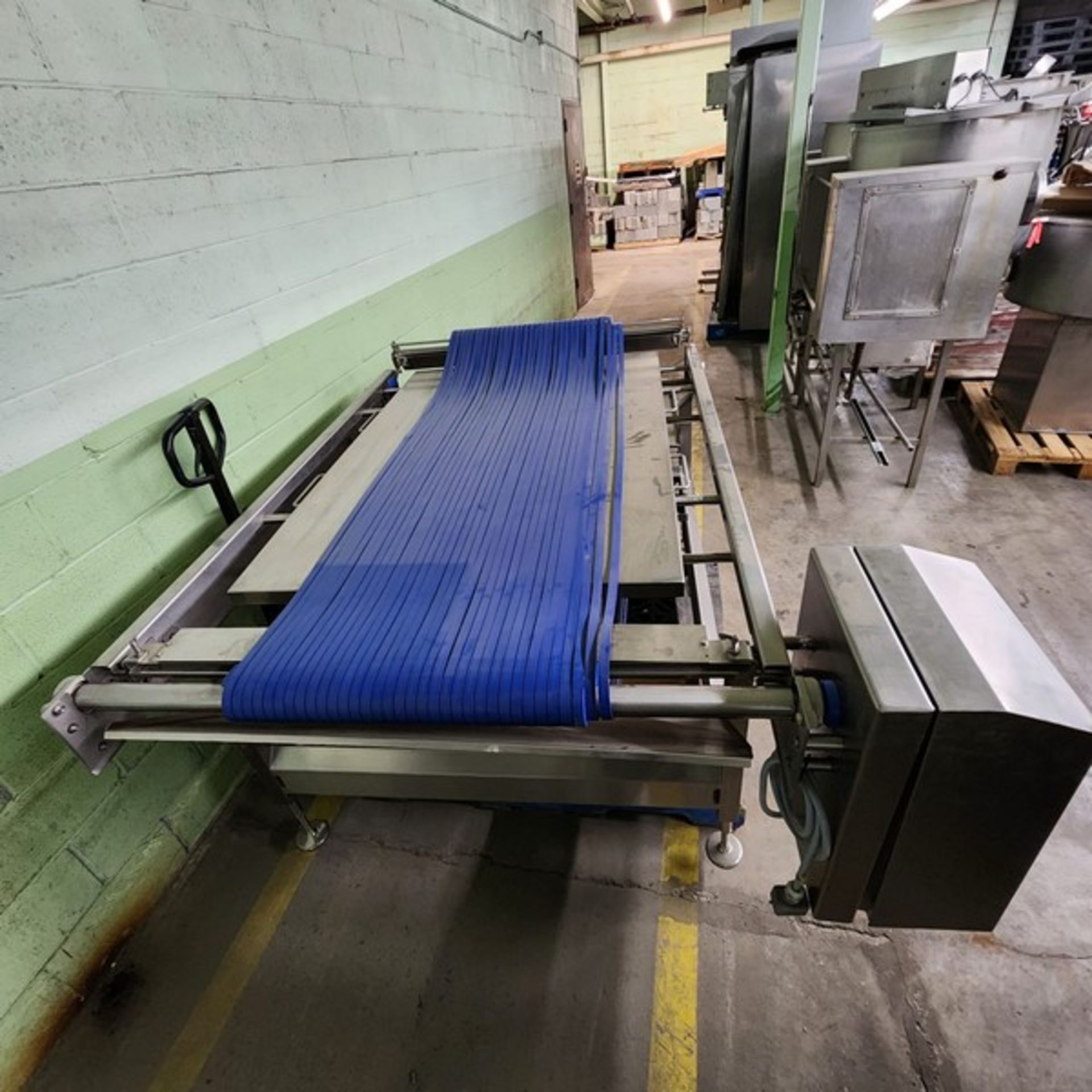 Rondo Dough Conveyor (Splitter/ Divider ) 208 volts, 3 ph.,60 hz 87''large x 8'long 32'' height. ( - Image 3 of 8