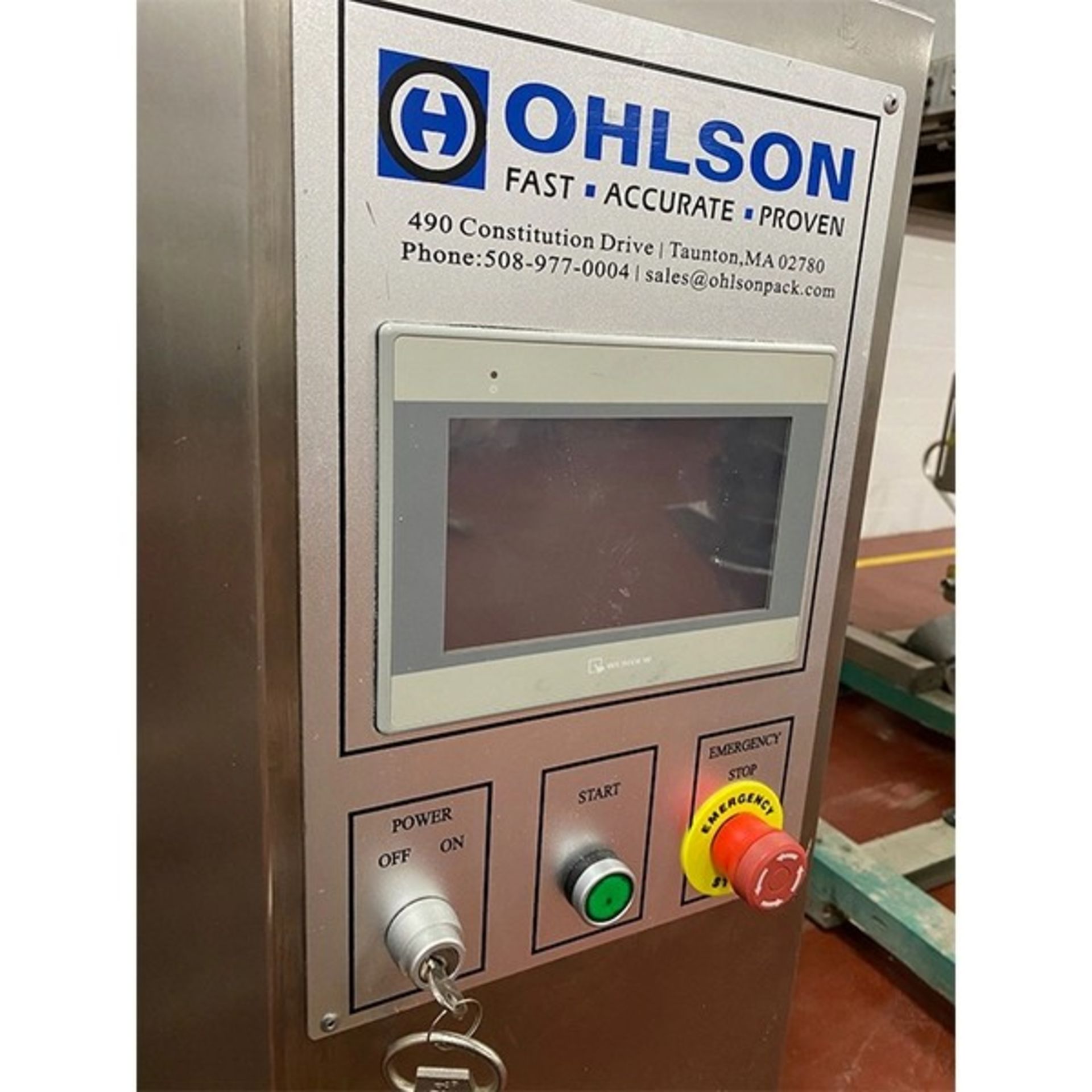 2018/2019 Ohlson Continuous Weighing and Vertical Form, Fill and Seal System includes - Image 6 of 13