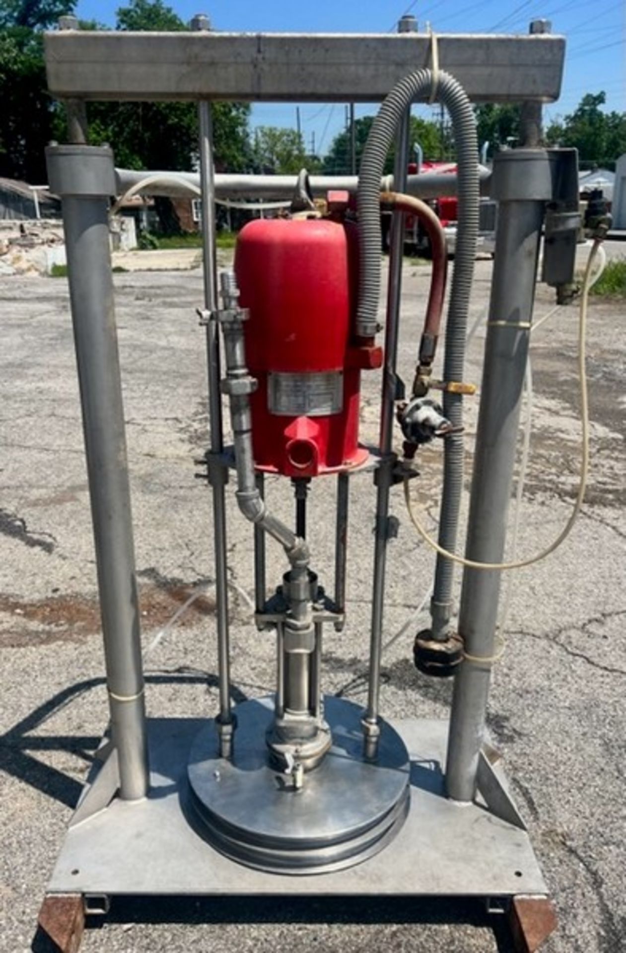 Graco Barrel Pump, Series L91, S/N W110, Stainless Structure (Load Fee $100) (Located Harrodsburg, - Image 3 of 4