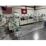 BULK BID: 2022 KYD Automatic 4,000 Units Per Hour Mask Manufacturing Line, Includes Lots 2-5 (