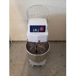 JUNO 18 kg Dough Capacity Fixed Bowl Spiral Mixer, Variable Speed, Single Phase, 220/240 Volt,