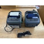 Label Printers: LOT (2pcs) Zebra ZP 500+ zp505 (Located East Rutherford, NJ) (NOTE: REMOVAL 2-DAYS