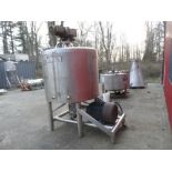 APV 330 Gallon Likwifier, 316L S/S Construction, High Speed Mixer at Bottom Driven by a 60 hp
