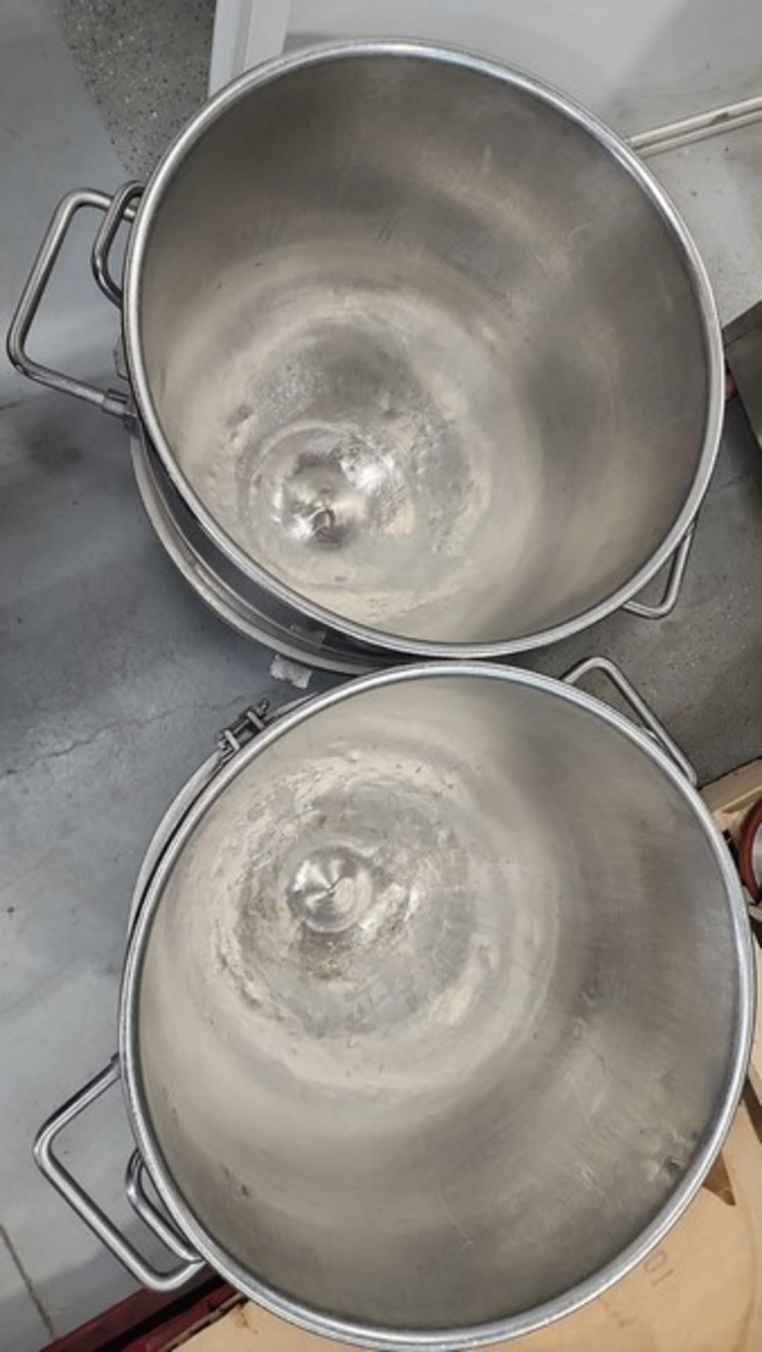 2 x Hobart 140Q Stainless original bowl Will fit a Hobart V1401 mixer (Item #103X) (Simple Loading - Bild 3 aus 4