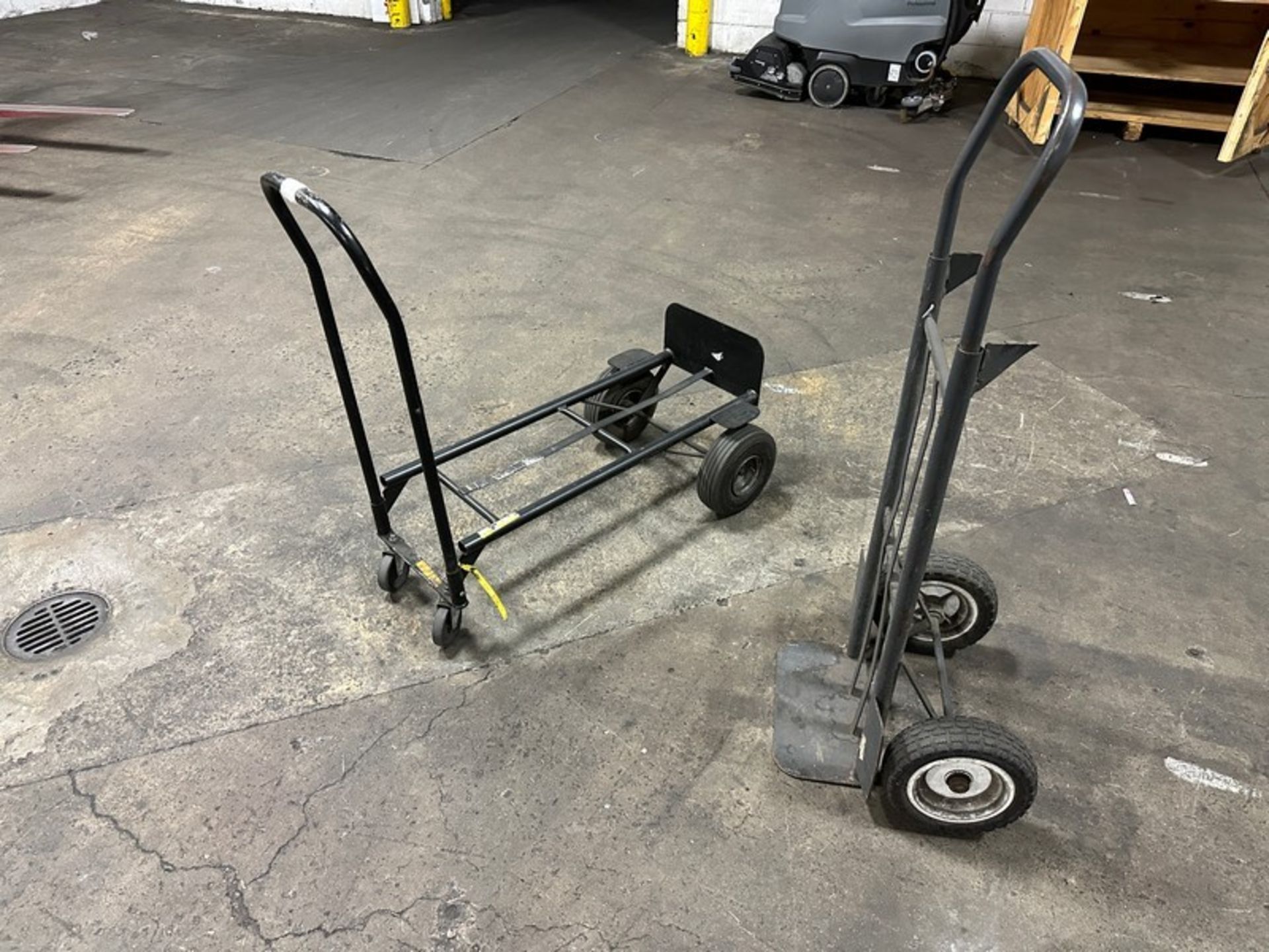 Hand Trucks: LOT (2pcs) Assorted (Located East Rutherford, NJ) (NOTE: REMOVAL 2-DAYS ONLY THURSDAY/
