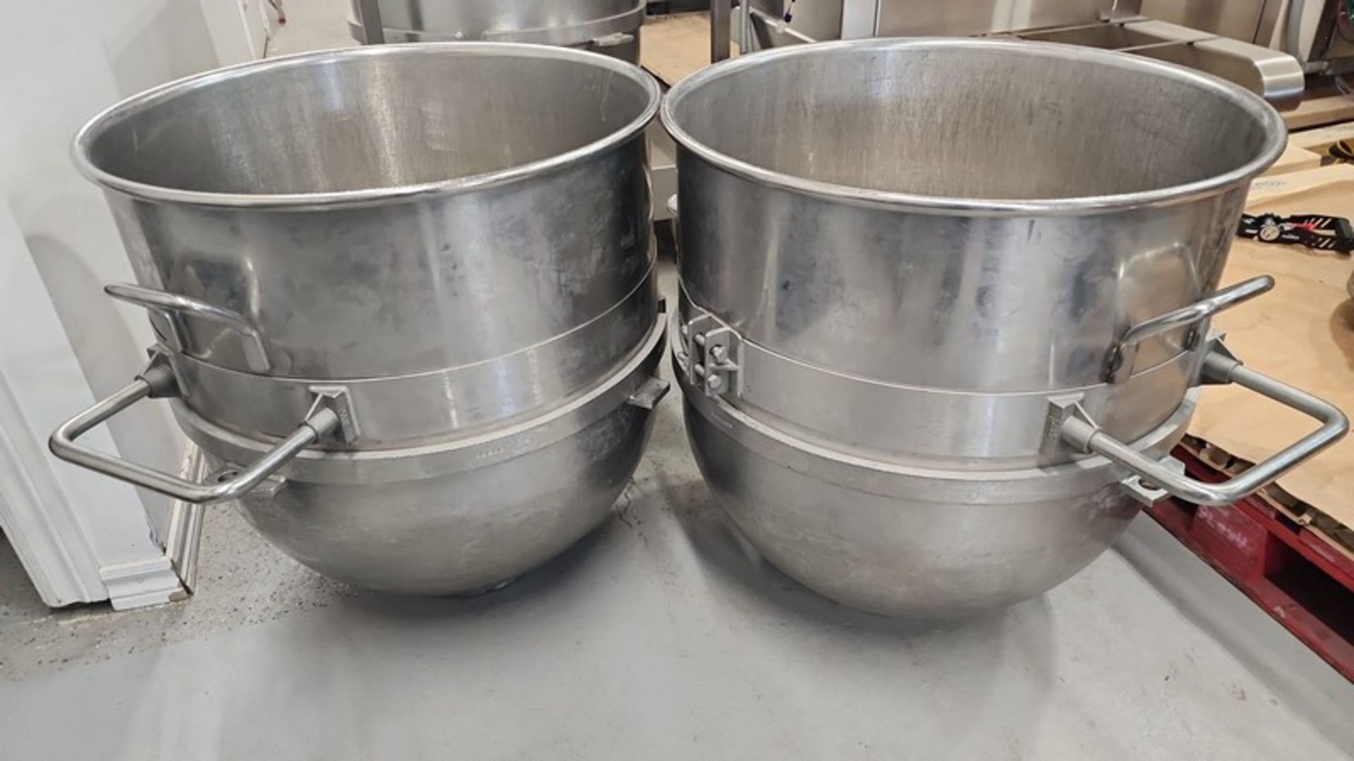 2 x Hobart 140Q Stainless original bowl Will fit a Hobart V1401 mixer (Item #103X) (Simple Loading - Bild 4 aus 4