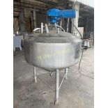 Aprox. 300 Gal. S/S Mix Tank, with S/S Agitation, with Baldor 5 hp Agitation, 1725 RPM Motor,