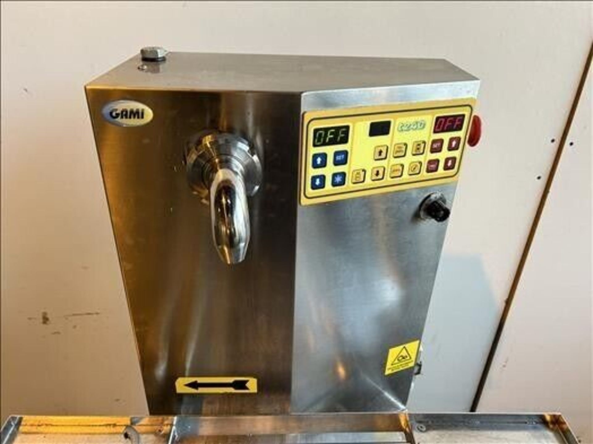 GAMI T240 Chocolate Tempering Machine, Type T240, S/N 101718, Mfg. 2011, 220 V, Single Phase, Used