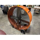 Drum Fan: 42" Heavy Duty Portable 2-Spd Belt Drive, bf42bdce (Located East Rutherford, NJ) (NOTE: