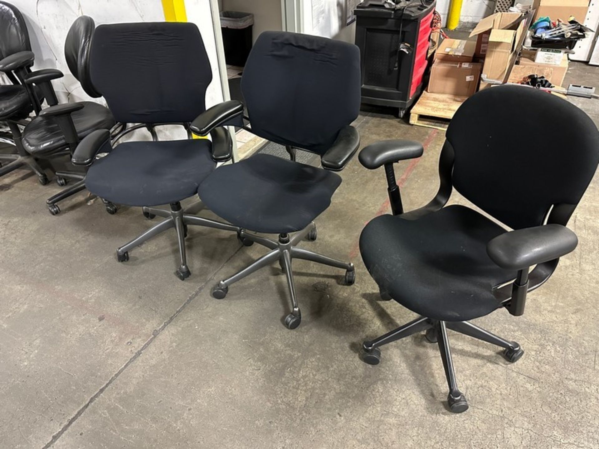 Chairs: LOT (3) Secretary Styles w/arms (Located East Rutherford, NJ) (NOTE: REMOVAL 2-DAYS ONLY - Image 2 of 2