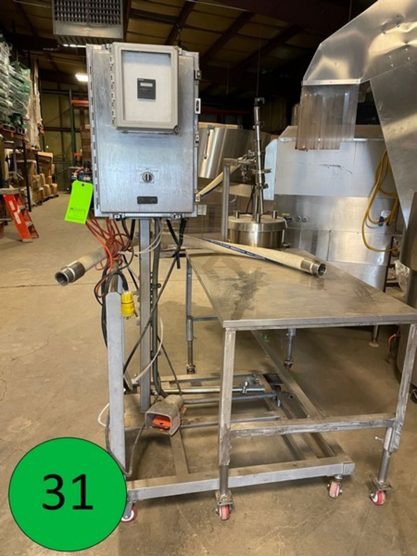 Filler; CIP Tank; Table (Loading Fee $300) (Located Dixon, IL)